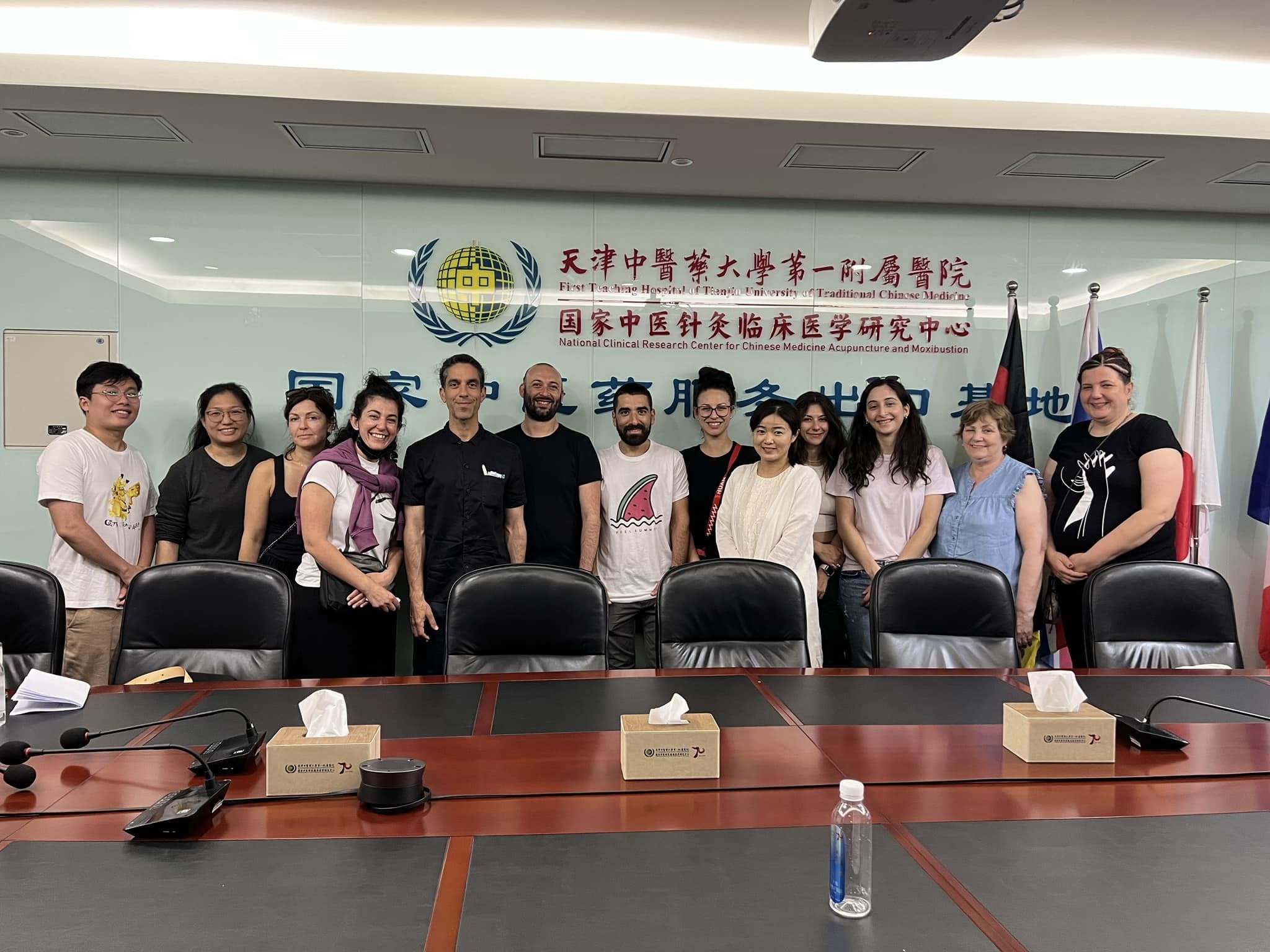 Students during clinical training in China